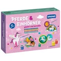Produktbild: ® Pferde und Einhörner selber gießen und anmalen - Mädchen Bastelset zum Gips...