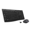 Produktbild: Logitech MK270 Kabelloses Tastatur-Maus-Set mit QWERTY-Layout in Schwarz