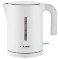 Produktbild: Cloer Wasserkocher 4121 Weiss 1,2 l Fassungsvermögen 2.200 Watt Kalkfilter