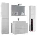 Produktbild: VCM my bath Badmöbel-Set 5-teilig Lendas XL 915213 weiß 127,0 x 52,0 x 150,0 cm