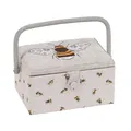 Produktbild: MRME 87.1 Nähkästchen Holz/Stoff Gestickte Biene 26 x 19 x 14.5cm