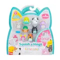 Produktbild: Squish-a-longs SQAL0083 - 8er Pack, Serie 1, Style 4, enthält 8X 2,5 cm Mini-Squish mit 2X Accessoires, 1x Ring und 1x Collectors Guide - Sammeln, Tauschen und Spielen