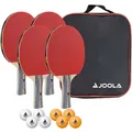 Produktbild: JOOLA Tischtennis-Set Team School, 4 Tischtennisschläger + 8 Tischtennisbälle + Tasche
