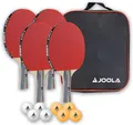 Produktbild: JOOLA Tischtennis Team School Set 4x Tischtennisschläger 8x TT Bälle inkl Tasche