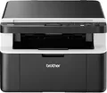 Produktbild: Brother DCP-1612W, Monochrom , Kompaktes 3-in-1 Multifunktionsgerät (Laserdrucker, digitaler Kopierer, Farbscanner, 2.400 x 600 dpi, USB 2.0, WLAN) dunkelgrau