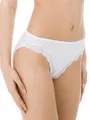 Produktbild: CALIDA Etude Toujours Slip Damen, Regular Cut, aus hochwertiger Supima-Baumwolle, mit feinem Nadelzug Weiss 40-42