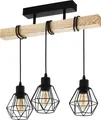 Produktbild: TOWNSHEND 5 Wand-/Deckenleuchte Lampe Beleuchtung - L55 x B20 x H36cm - schwarz, braun - 3X60W exkl. - IP20