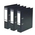 Produktbild: Aktenordner, A4, XL, 80 mm, 2 Ringe, Kapazität 750 Blatt, Polypropylen, Schwa...