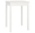 Produktbild: vidaXL Esstisch, Esszimmertisch Weiß 55x55x75 cm Massivholz Kiefer