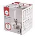 Produktbild: Rayher Silikon Gießform Kerzenhalter, für Teelichter und Stabkerzen, ø52xH71mm
