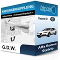 Produktbild: G.D.W. Anhängekupplung abnehmbar passend für Alfa Romeo Stelvio 04.2017-jetzt FP