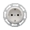 Produktbild: Berker 414520 Schutzkontakt-Steckdose mit Schraub-Liftklemmen, in 45°-Stufen variable Einbaulage, 1930/Glas/Palazzo, polarweiß glänzend