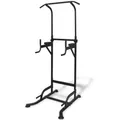 Produktbild: vidaXL Power Tower 182-235cm Kraftstation Dipstation Klimmzugstange Fitness