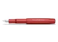Produktbild: Kaweco AL SPORT Füllhalter Deep Red I Premium Aluminium Füllfederhalter für Tintenpatronen mit hochwertiger Stahlfeder I Füllfederhalter 13 cm I Füller in Rot I Federbreite: EF (Extra Fein)