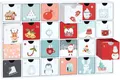 Produktbild: BRUBAKER Adventskalender zum Befüllen - Sweet Christmas 2025 - DIY Weihnachtskalender mit 24 Türchen für Gutscheine, Süßigkeiten und andere Überraschungen - 39 cm groß aus Pappe