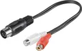 Produktbild: Goobay Goobay Audio-Kabeladapter, DIN-Stecker zu Stereo-Cinch-Buchse - DIN-S USB-Kabel