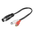 Produktbild: Audio Adapter Kabel, DIN Stecker auf Cinch Buchse 50002