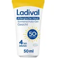 Produktbild: Ladival Allergische Haut Sonnenschutz-Gel Gesicht LSF 50+, 50 ml, PZN 19362800