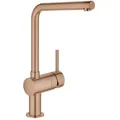 Produktbild: Grohe Minta Spültisch-Einhebelmischer 31375DL0 warm sunset gebürstet, schwenkbarer L-Auslauf