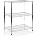 Produktbild: KARAT Gitterregal Everest 210 kg Belastbarkeit 3 Böden Verchromt 60 x 35 x 90 cm