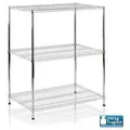 Produktbild: FLOORDIREKT Metallregal Everest - Für Keller & Werkstadt - 3 Böden - 60 x 35 x 90 cm