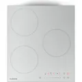 Produktbild: Klarstein Delicatessa Induktionskochfeld - 3-Zonen Einbau-Induktionskochplatte, 6600W mit Boostern, Slider Touch Control, Timer & Kindersicherung, ... - Weiß