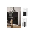 Produktbild: Vicco Vorratsschrank Küchenschrank R-Line Solid Weiß Schwarz 60 cm modern kleine Tür