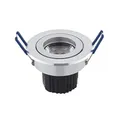 Produktbild: LED Downlight Modul ARGENT, 9W, 600lm, 3000K, 36°, dimmbar, Alu gebürstet