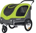 Produktbild: DOGGYHUT Large Fahrradanhänger & Hundebuggy 2 in 1 für Hunden bis 35kg Hundeanhänger Jogger Hundewagen mit Feststellbremse