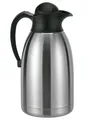 Produktbild: Spetebo Thermobehälter Edelstahl Thermoskanne auslaufsicher - 2 L, Edelstahl / Kunststoff, Kaffee Tee heiß kalt Isolier Kanne