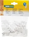 Produktbild: Windhager 10701 Laufhaken, Zubehör für Seilspannmarkise / Sonnensegel, weiß (30er Pack)