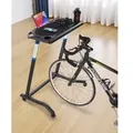 Produktbild: VEVOR Fahrradtisch stationärer faltbarer verstellbarer Fahrradtrainer- und Laufbandtisch mit feststellbaren Rädern, rutschfester Fitnesstisch mit me