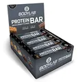 Produktbild: Bodylab24 Protein Bar, Eiweißriegel, Geschmack: Crispy Schokolade, hochwertiger Proteinriegel, Low Carb Fitness Protein-Bar, fettarmer Premium Protein Riegel, 12 Stück á 65g