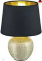 Produktbild: Reality Leuchten R50621079 Luxor, Tischleuchte, Keramik, E14, Gold, 18 x 18 x