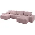 Produktbild: Altdecor Wohnlandschaft, Rosa, Textil, 6-Sitzer, U-Form, 401x68x189 cm, Wohnzimmer, Sofas & Couches, Wohnlandschaften, Wohnlandschaften in U-Form