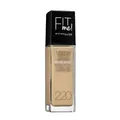 Produktbild: Maybelline New York Make Up, Fit Me! Foundation mit LSF18, Für makellose Haut, Alle Hauttypen, Nr. 220 Natural Beige, 30 ml