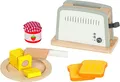 Produktbild: goki 51507 - Toaster - Spielset - Zubehör für Kinderküche und Kaufladen, aus Holz
