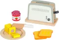 Produktbild: goki 51507 - Toaster - Spielset - Zubehör für Kinderküche und Kaufladen, aus Hol