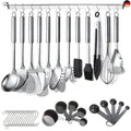 Produktbild: Berglander Küchenutensilien Set 38 teilig, Edelstahl Kochgeschirr Set, 
