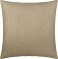 Produktbild: Erwin Müller Kuschelkissenbezug, Kissenhülle Nürnberg Doppel-Jersey, Taupe Größe 40x40 cm - strapazierfest, temperaturausgleichend, mit Reißverschluss