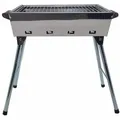 Produktbild: Mangal Grill Riga Edelstahl Campinggrill mit Klappbeinen Anglergrill Festivalgrill