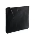 Produktbild: BACCINI große Kosmetiktasche echt Leder - Schminktasche Mel - Make-Up Tasche Damentasche - Ledertasche Damen schwarz handgefertigt