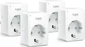 Produktbild: Funksteckdosen TP-Link Tapo P100 Mini Smart Wi-Fi Socket 4er