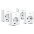 Produktbild: TP-Link Home Steckdose TP-LINK Tapo P100 V1.2 (4-Pack) - Smart-Stecker - WLAN