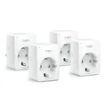 Produktbild: tp-link TAPO P100(4-PACK) V1.2 tp-link Tapo P100 (4er-Pack) WLAN-Steckdosen