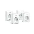 Produktbild: TP-Link Tapo P100 (4er Pack) Smart Plug WLAN-Steckdose, weiß