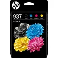 Produktbild: HP 937 Multipack, 6C400NE, schwarz, cyan, magenta, gelb Tinte