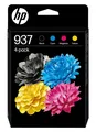 Produktbild: Pack HP 937 BK-C-M-Y 6C400NE 4er Pack Original HP OfficeJet 91