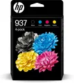 Produktbild: HP 937 (6C400NE) Multipack Original Druckerpatrone, Schwarz + Farben MHD 12/26