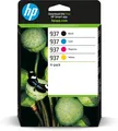Produktbild: HP 937 (6C400NE) Multipack Original Druckerpatrone, Schwarz + Farben, 1xSchwarz,